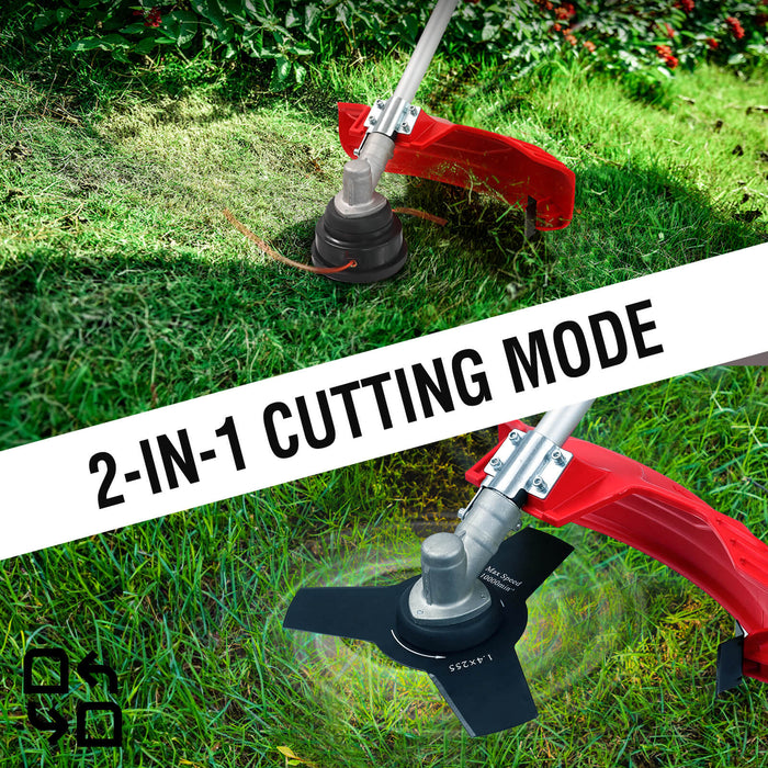 21" 144cc Gas Push 3-in-1 Lawn Mower & String Trimmer Combo Kit DB8621P+PS4532