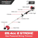 PowerSmart 25.4cc 16" Gas String Trimmer & Edger PS4532 Home Decor - Side View