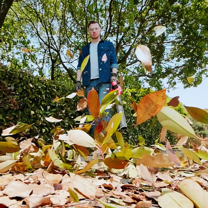 PowerSmart 20V 120CFM Cordless Leaf Blower w/ Two Batteries & Charger PS76101A-2B