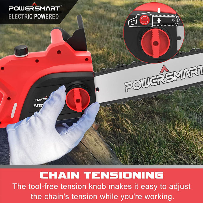 PowerSmart 15Amp 18" Corded Chainsaw (Tool Only) PS8218