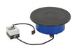 Vestil PT-100-CCW Factory Installed Steel Counter Clockwise Powered Turntable 100 lb. Capacity Blue