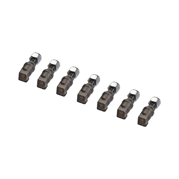 (1 Pack / 34 Pcs) Teeth and Nuts for Stump Grinder SG24; SG24PRO; SG28; SG30PRO; SG61, (SKU: 150151;150151G;150181;150181G;150182;150182G;150183;150183G;150501)