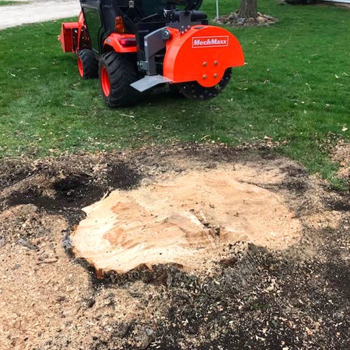 3-Point Hitch PTO Stump Grinder with 34 Carbide Teeth (PTO Shaft Inclu — dimensions diagram