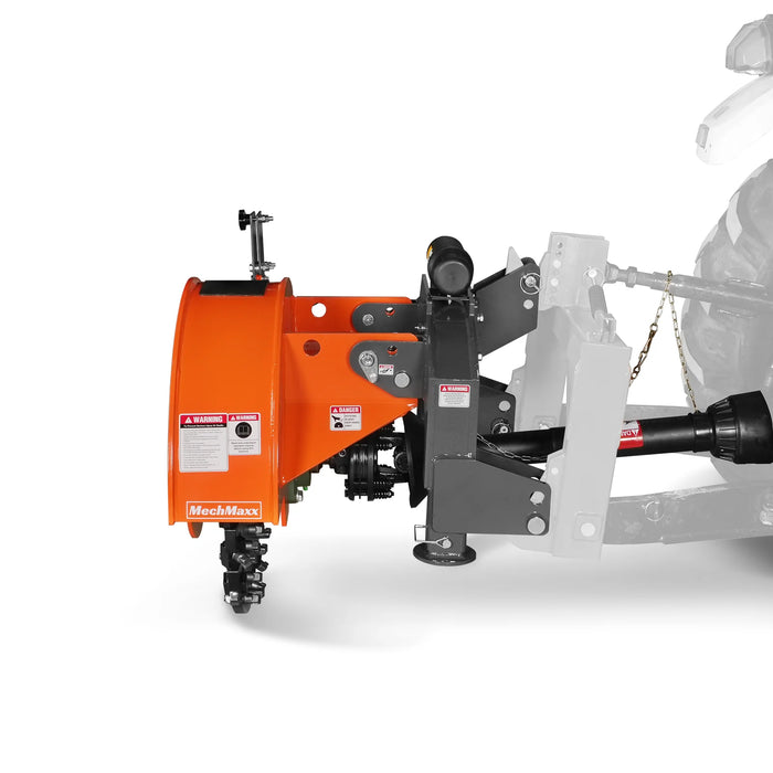 3-Point PTO Stump Grinder with 44 Carbide Teeth (PTO Shaft Included wi — detail view