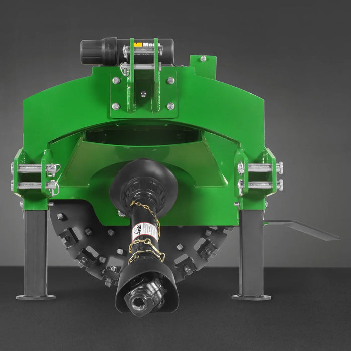 3-Point PTO Stump Grinder with 44 Carbide Teeth (PTO Shaft Included with Slip Clutch), for 35-80HP Tractor, SG28