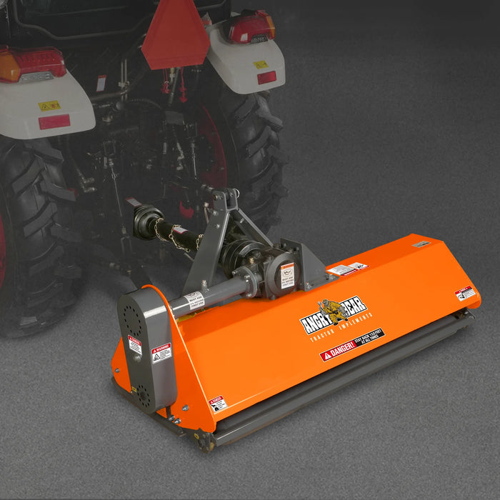 3-Point PTO Stump Grinder & 60'' PTO Flail Mower Combo, SG24 & NAM60