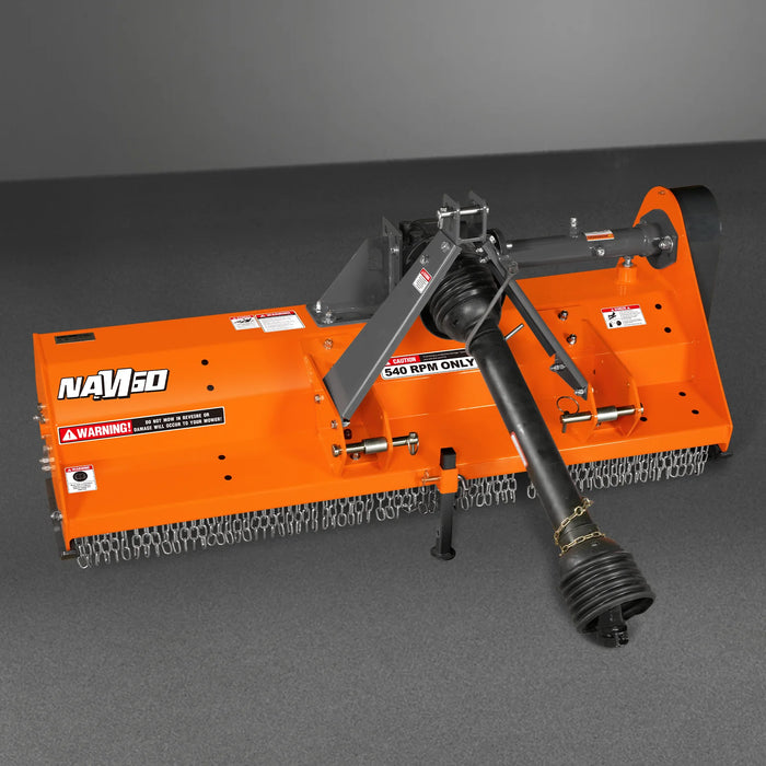 3-Point PTO Stump Grinder & 60'' PTO Flail Mower Combo, SG24 & NAM60