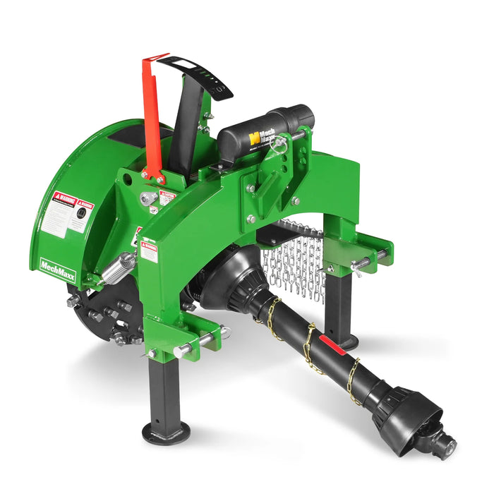 3-Point PTO Stump Grinder with 34 Carbide Teeth (PTO Shaft Included wi — angle view