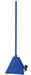 Vestil PYSB-W-B Low Density Polyethylene Plastic Pyramid Sign Base with Steel Pole and Wheels 22 in. x 22 in. x 98 in. Blue