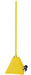 Vestil PYSB-W-Y Low Density Polyethylene Plastic Pyramid Sign Base with Steel Pole and Wheels 22 in. x 22 in. x 98 in. Yellow