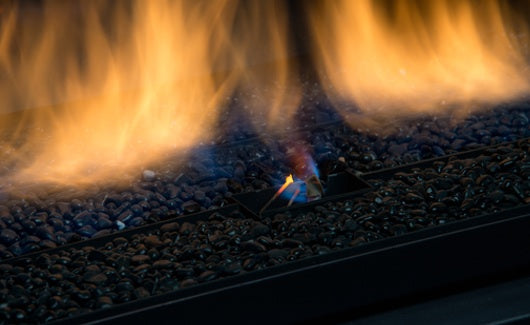 36" Fireplace PALISADE-36-DELUXE-LP - side view