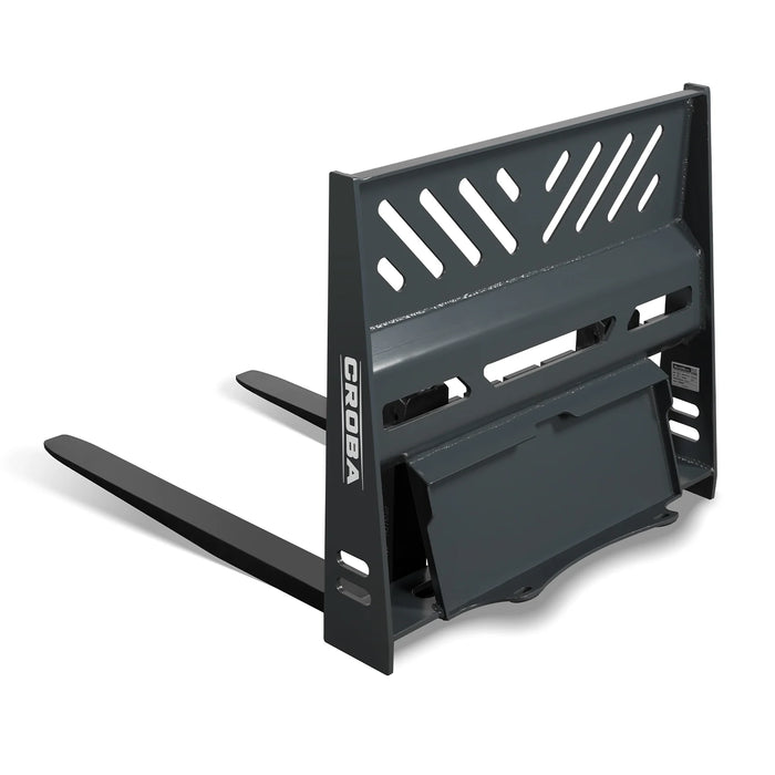 36'' Mini Skid Steer Pallet Fork Frame Attachment,  2204 lb Weight Capacity