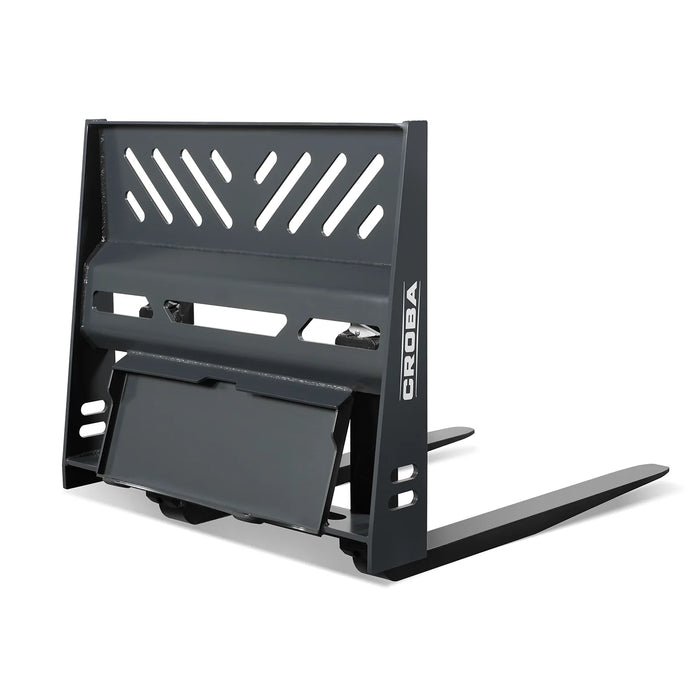 36'' Mini Skid Steer Pallet Fork Frame Attachment,  2204 lb Weight Capacity