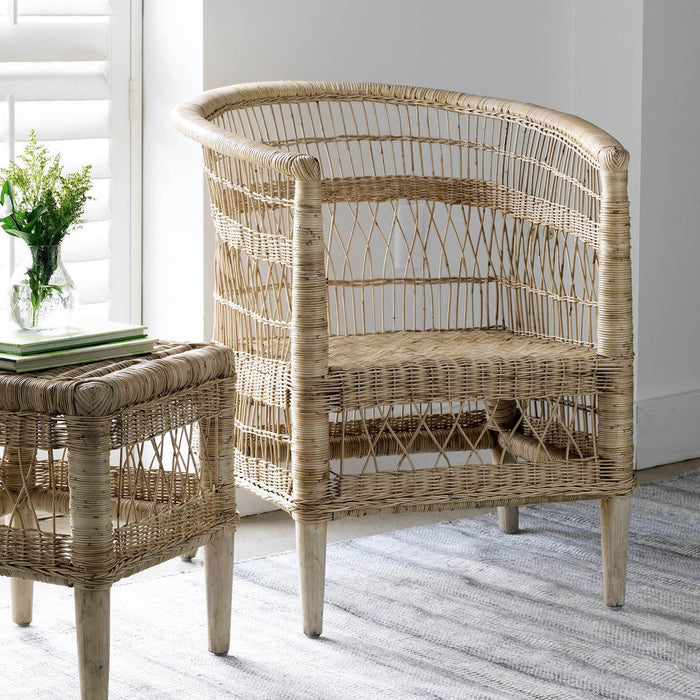 Park Hill Collection Brenna Rattan Chair EFS10669 Park Hill Collection