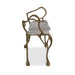 Park Hill Collection Lodge Cast Aluminum Organic Root Bench EFS20548 Park Hill Collection