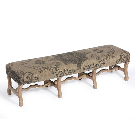 Park Hill Collection Country French Chateau Upholstered Bench EFS06067 Park Hill Collection