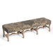 Park Hill Collection Country French Chateau Upholstered Bench EFS06067 Park Hill Collection