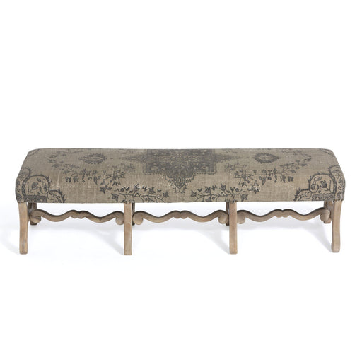 Park Hill Collection Country French Chateau Upholstered Bench EFS06067 Park Hill Collection
