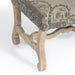 Park Hill Collection Country French Chateau Upholstered Bench EFS06067 Park Hill Collection
