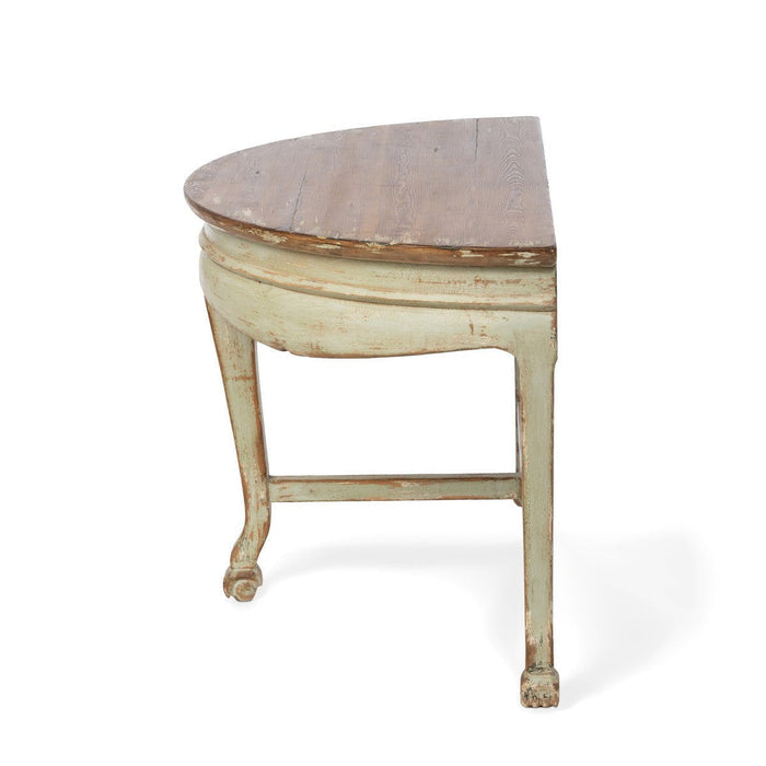 Park Hill Collection Country French Chinois Demi-Lune Accent Table EFT90475 Park Hill Collection