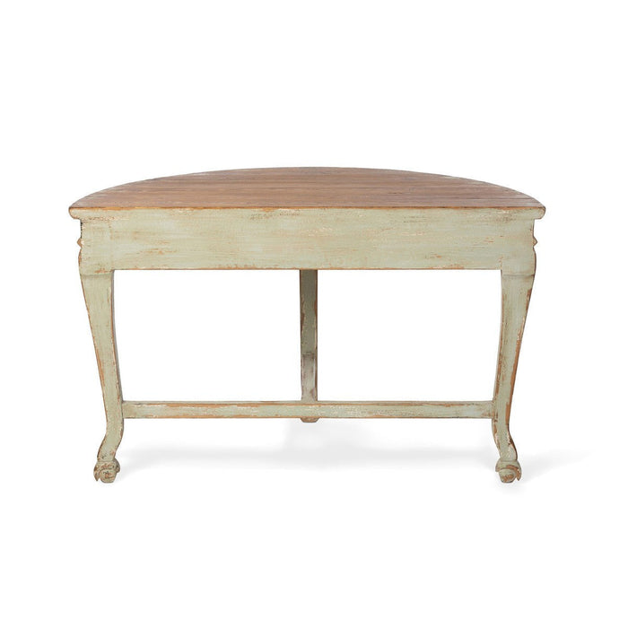 Park Hill Collection Country French Chinois Demi-Lune Accent Table EFT90475 Park Hill Collection