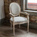 Park Hill Collection White Washed Dining Room Arm Chair EFS81666 Park Hill Collection