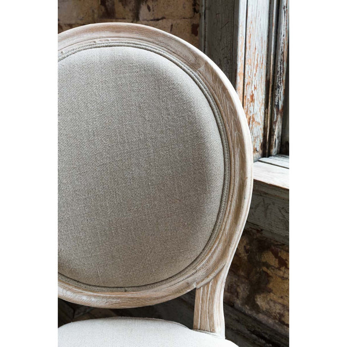 Park Hill Collection White Washed Dining Room Arm Chair EFS81666 Park Hill Collection