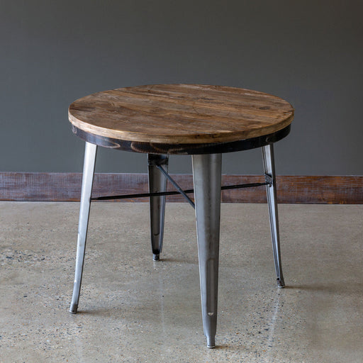 Park Hill Collection Industrial Kitchen Indoor Small Round Bistro Table EFT00993 Park Hill Collection
