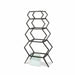 Park Hill Collection Lodge Iron Geometric Etagere Book Shelf EFC20775 Park Hill Collection