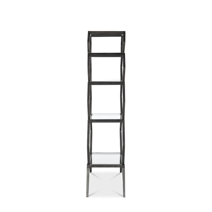 Park Hill Collection Lodge Iron Geometric Etagere Book Shelf EFC20775 Park Hill Collection