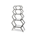Park Hill Collection Lodge Iron Geometric Etagere Book Shelf EFC20775 Park Hill Collection