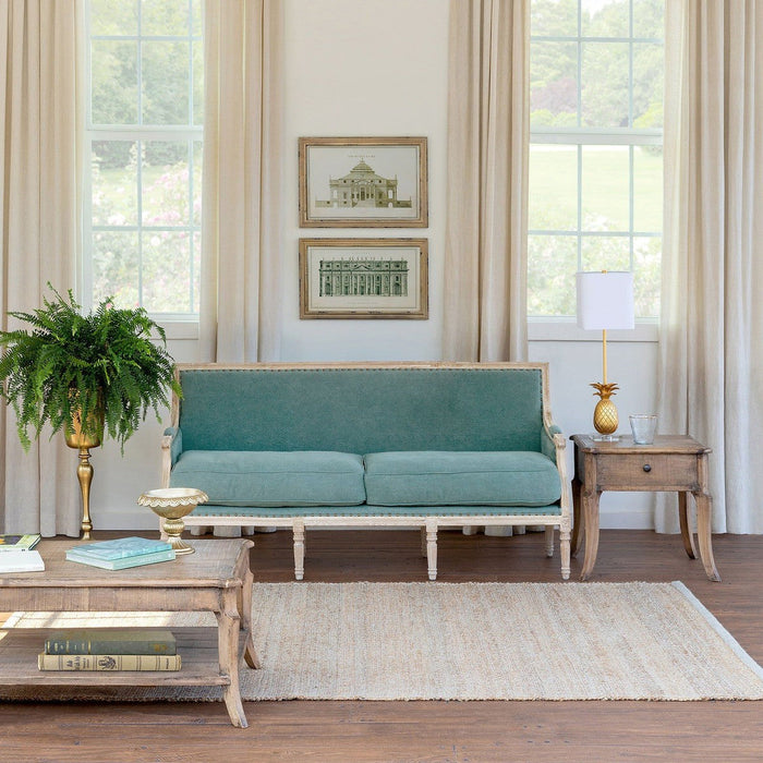 Park Hill Collection Southern Classic Louise Square Backed Sofa EFS20125 Park Hill Collection