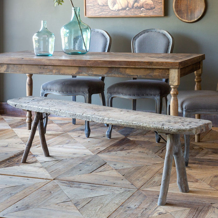 Park Hill Collection Primitive Wood Bench EFS00285 Park Hill Collection