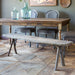 Park Hill Collection Primitive Wood Bench EFS00285 Park Hill Collection
