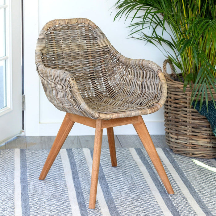 Park Hill Collection Rattan Lounge Chair EFS16006 Park Hill Collection