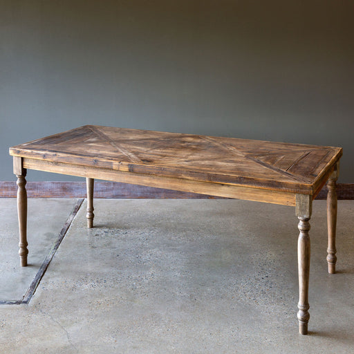 Park Hill Collection Rustic Farmhouse Style Kitchen Wood Dining Table EFC00991 Park Hill Collection
