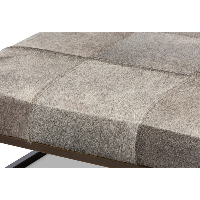 Park Hill Collection Urban Living Taurus Square Ottoman Bench Stool EFS10745 Park Hill Collection
