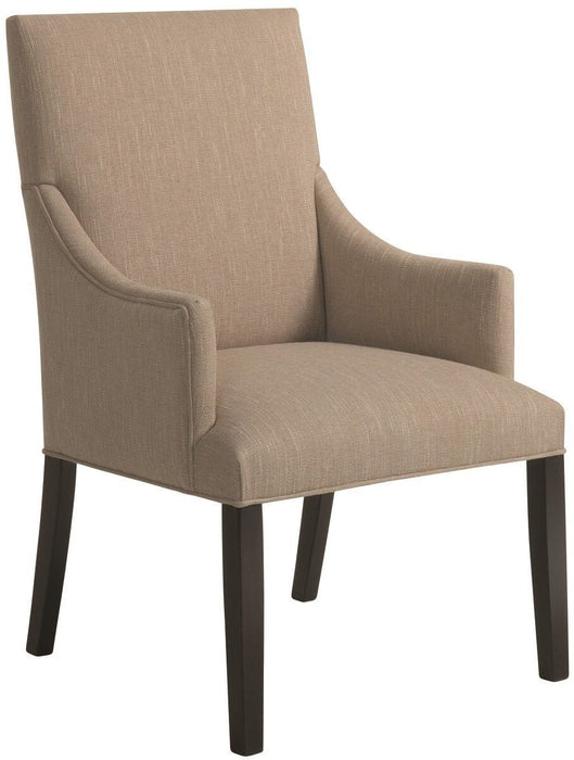2096-0440 Alcott Straight Top Arm Chair with Upholstered Arms