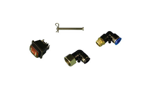 MMXR-3221 spare parts: 90-degree elbows, auger switch and auger pin