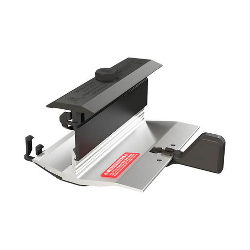 Pegasus Solar - SkipRail Clamp - Pegasus SkipRail Clamp with black adjustable rail clamp and silver base securely attaches solar modules for fast, durable, and professional rooftop installations.