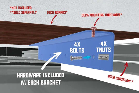 Orion Van Gear Promaster Roof Deck Brackets Outdoor Living - Lifestyle View