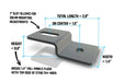 Orion Van Gear Promaster Flush Mount Solar Panel Brackets (Set of 4) Power Accessories
