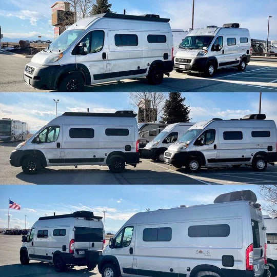 Orion Van Gear Solis Pocket Stealth+ Roof Rack Vehicle Accessories - Lifestyle View