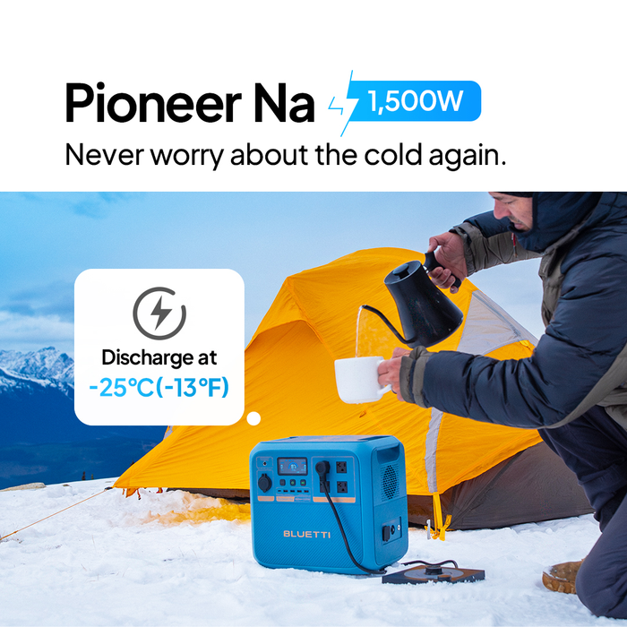 BLUETTI Pioneer Na Sodium-Ion Portable Power Station – 900Wh, 1,500W – image 3