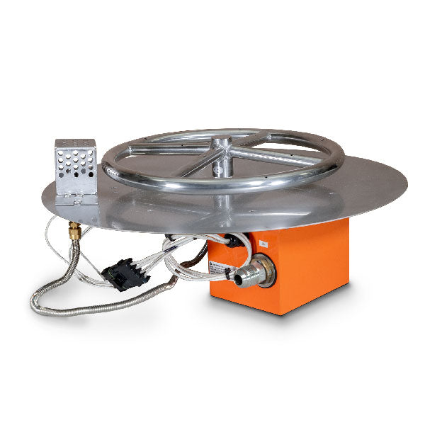 Starfire Designs Rustic  45" Round Concrete Gravity Gas Fire Pit Starfire Designs