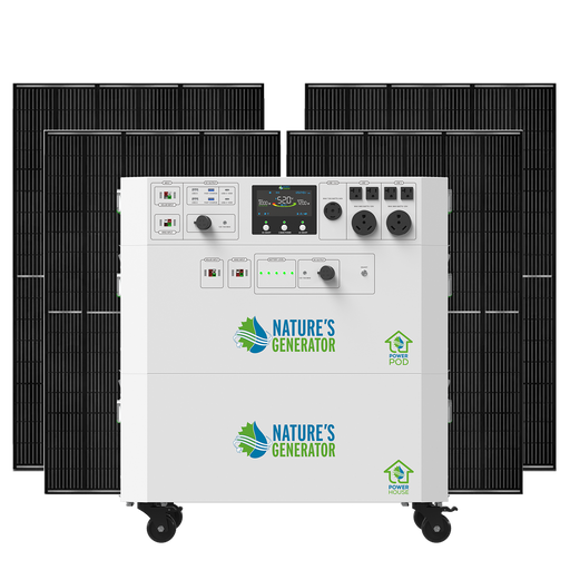 Nature's Generator Powerhouse V2 Whole Home Solar Generator - Detail View