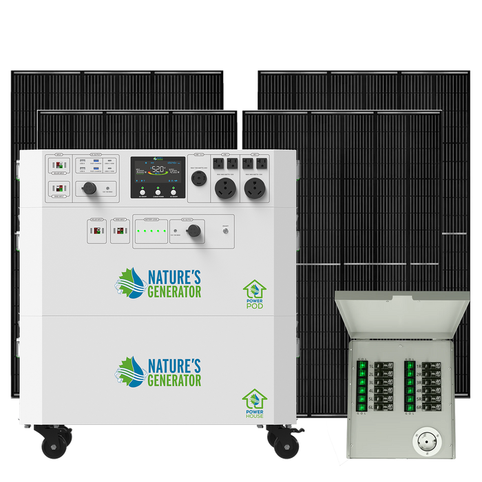 Powerhouse V2 Solar Generator and Transfer Switch