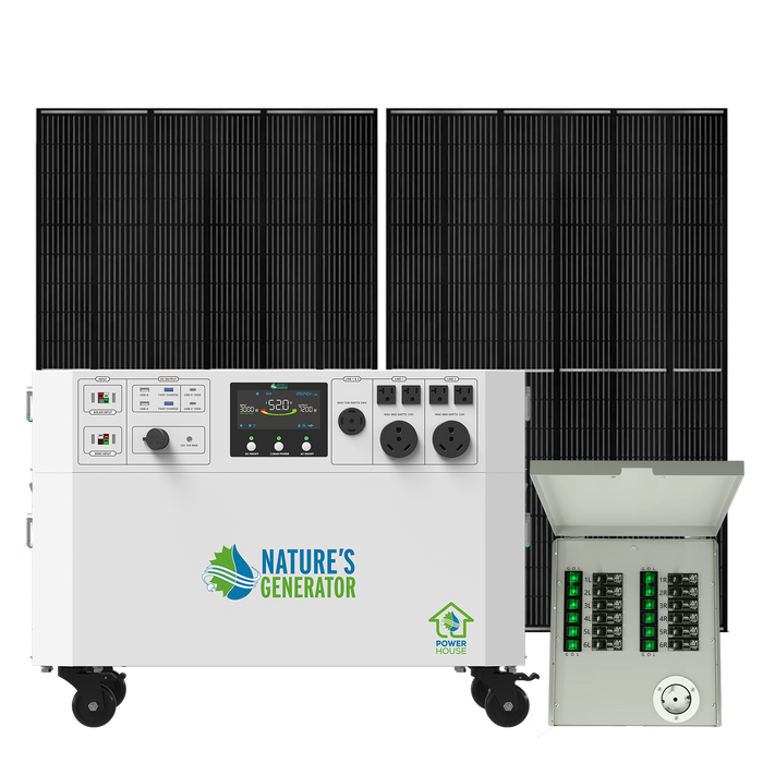 Powerhouse V2 Solar Generator and Transfer Switch