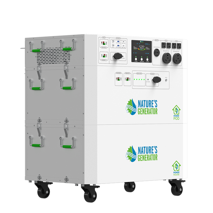 Powerhouse V2 Solar Generator and Transfer Switch