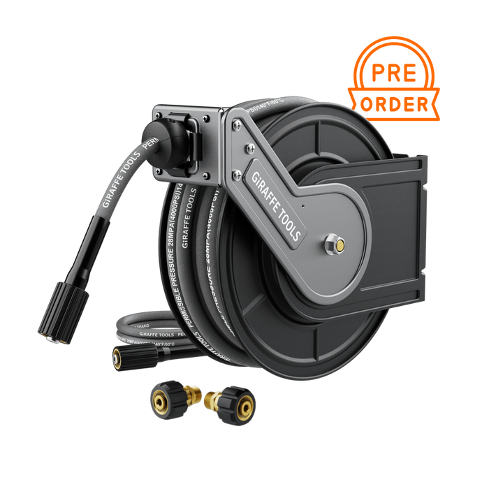 Retractable Pressure Hose Reel-1/4in